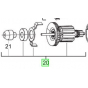 Milwaukee 4931461676 Induit meuleuse 18V HD18AG115, HD18AG125