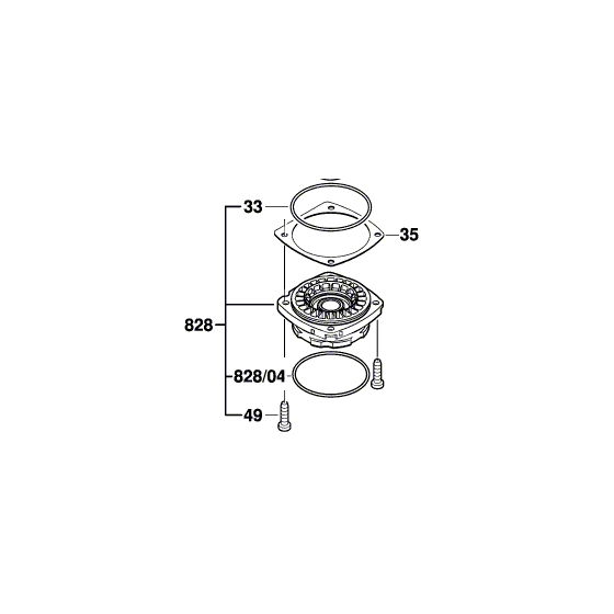 Bosch 1607000D6C Flasque De Palier Meuleuse ø125mm Bosch 1607000D6C Flasque De Palier Meuleuse ø125mm