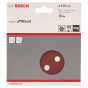 Bosch Pack de 5 Abrasifs Velcro ø125mm 8 Trous Expert for Wood+Paint