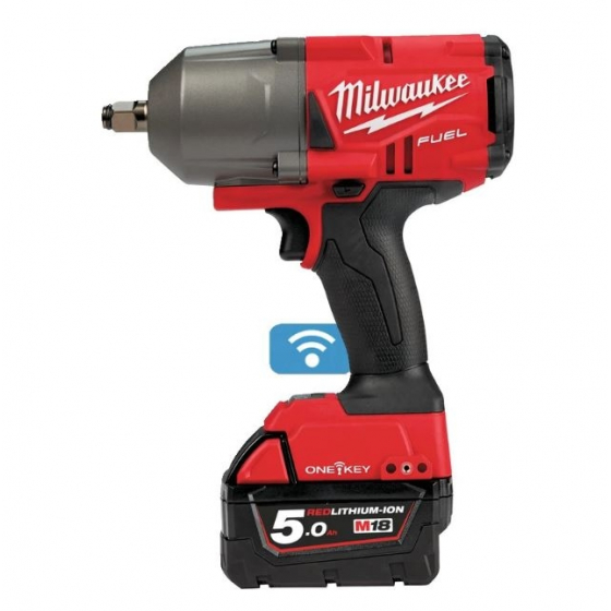 Milwaukee M18 ONEFHIWF12-502X Boulonneuse 1/2 à choc 18V FUEL 2x5.0Ah One-Key + HD-BOX (4933459727)