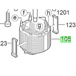 Milwaukee 4931442733 Inducteur de Perforateur PPH26XE, PLH30XE, PH28