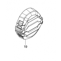 Makita 456967-4 Couvercle arrière de perceuse DDF484 et DHP484