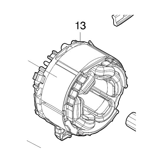 Makita 629372-0 Stator Perceuse DHP485 et DDF485