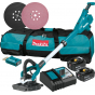 Makita DSL800RTEU Ponceuse Girage sans fil 18V LXT Brushless 2x5.0Ah + Sac de Transport