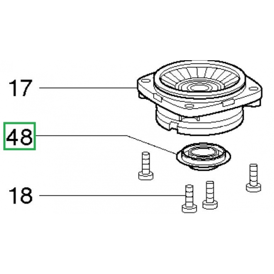 Metabo 343375540 Rondelle de centrifugation pour meuleuse d'angle