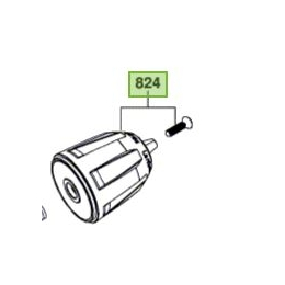 Skil 2610Z09539 Mandrin automatique perceuse, visseuse 2834, 2832, 1014