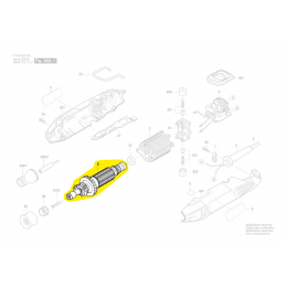 Dremel Induit 230V pour Dremel 200, 215, 275, 285, 300, 395