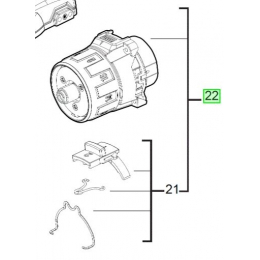 Milwaukee 4931436749 Carter d'engrenage pour perceuse M18BLDD