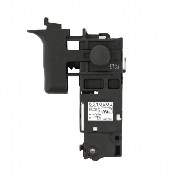 Makita 651090-2 Interrupteur TG853TB-3 perforateur HR1840, HR2300, HR2600, HR2610, HR2610T, HR2611F, HR2611FT, HR2630 Makita 651090-2 Interrupteur TG853TB-3 perforateur HR1840, HR2300, HR2600, HR2610, HR2610T, HR2611F, HR2611FT, HR2630