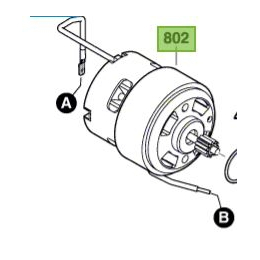 Bosch 2609199281 Moteur 10.8V/12V Visseuse GDR10.8-LI, GDR12V-105