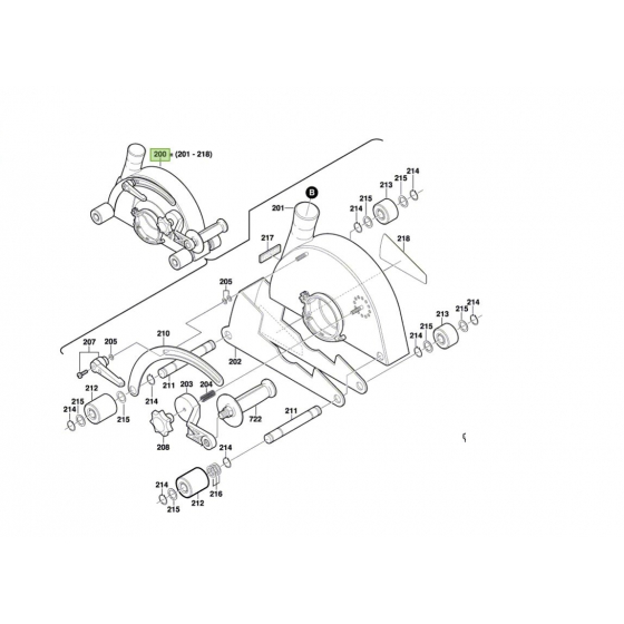 Bosch 3605500127 Capot de Protection GNF65A