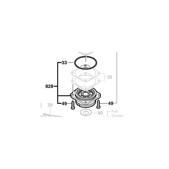 Bosch 1605805090 Flasque De Palier Bosch 1605805090 Flasque De Palier