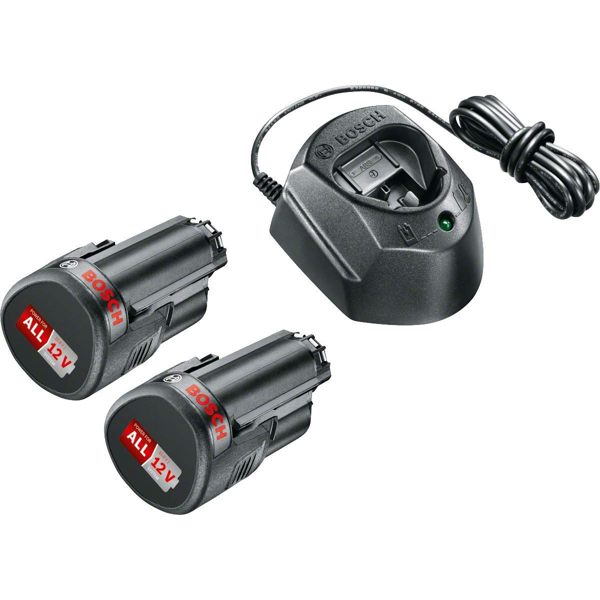 Bosch Starter set Batterie PBA 12V 2x2.0Ah W-B + chargeur GAL1210CV  (1600A01L3E)