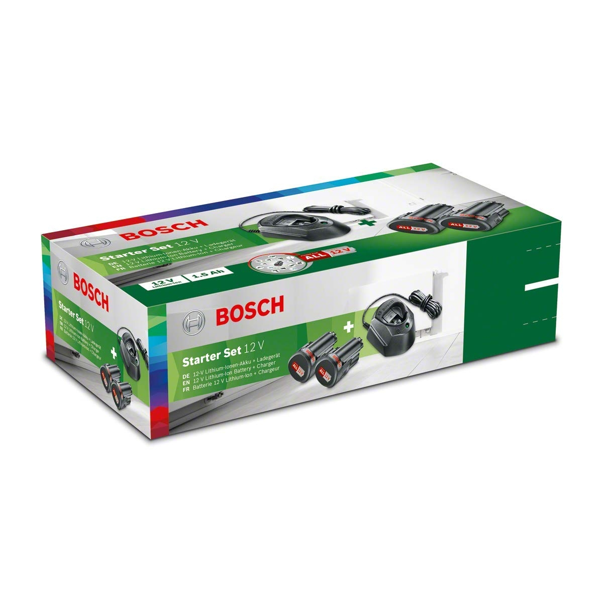 Battery pack 1.5 Ah with charger Bosch PBA GAL 12V