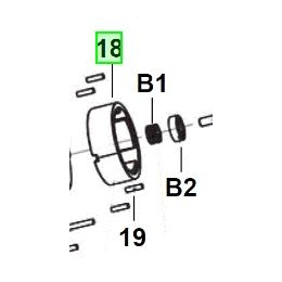 Milwaukee 4931453519 Inducteur perceuse C14DD, C14PD