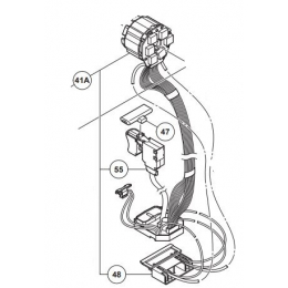 Hikoki 370832 Moteur complet DS18DBL2