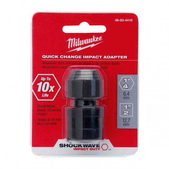 Milwaukee 48034410 Adapteur Shockwave 1/2 HEX 1/4