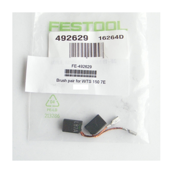 Festool 492629 Paire de charbons ponceuse RO125, RO150
