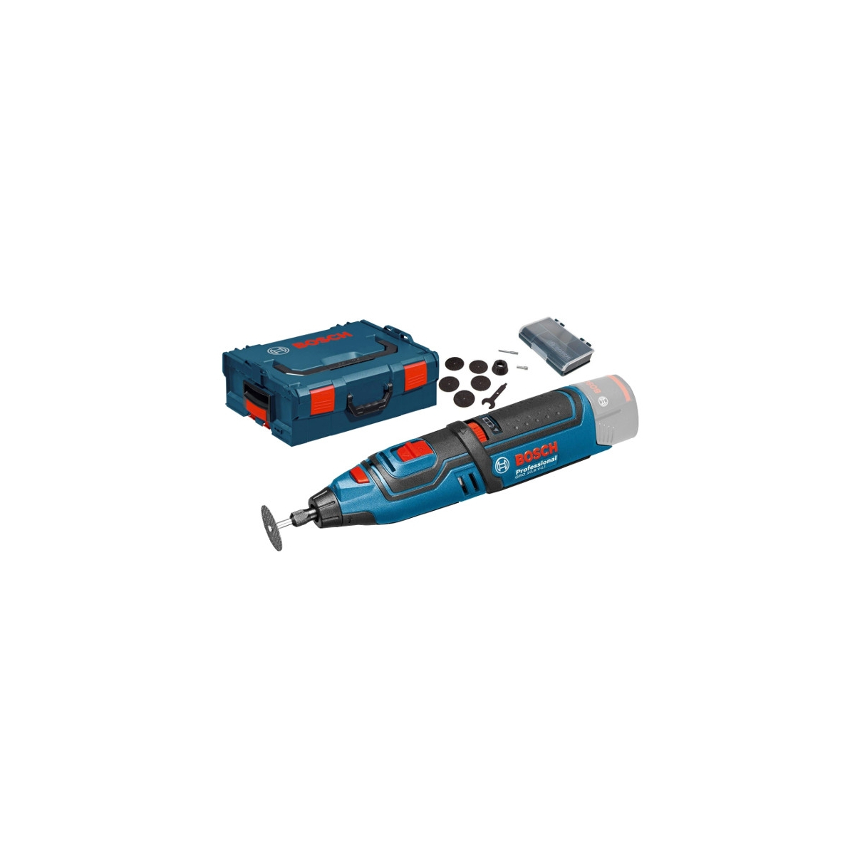 Bosch GRO 12V35 Professional Outil rotatif sans fil 12V + LBoxx (06019C5002)
