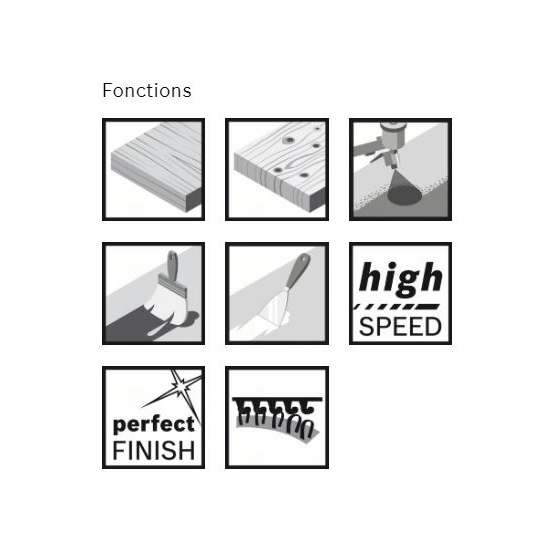 Bosch Feuilles abrasives 70x120mm C470 pour cales de ponçage Best For Wood+Paint (x10)