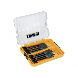 Dewalt DT70751-QZ Coffret Toughcase de 9 mèches à bois plates 