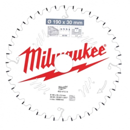 Milwaukee Lame de scie circulaire Bois Ø190x30x40Dts ATB (4932471314)