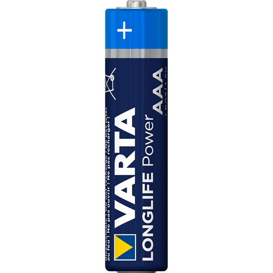 Varta 4x Piles Alcaline AAA LR03 Longlife Power (4903)