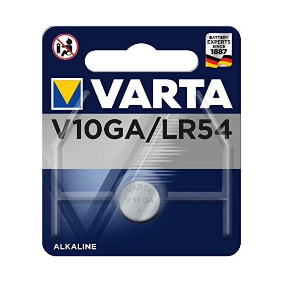 Varta Pile Alcaline Bouton LR54 - V20GA Longlife Power (4274)