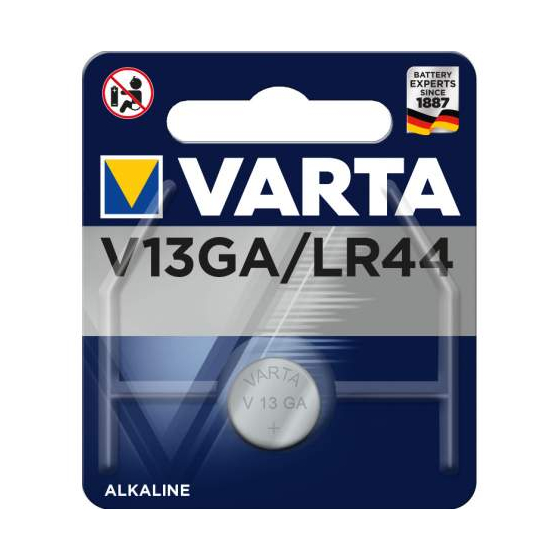 Varta Pile Alcaline Bouton LR44 - V13GA Longlife Power (4276)