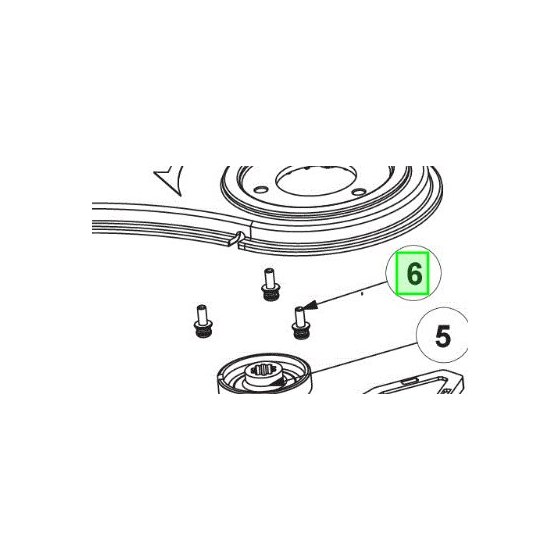 Ryobi Lot de 3x Vis de fixation (5131035059)