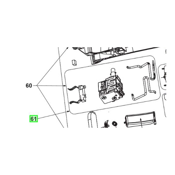 Ryobi Interrupteur de Multitool 18V RMT1801M et RMT18011L (5131040680)