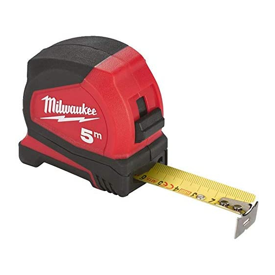 Milwaukee Mètre à ruban 5m professionnelle compacte (4932459592)