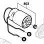 Bosch 2609120622 Moteur 14.4V Perceuse, Visseuse GSR14.4-2