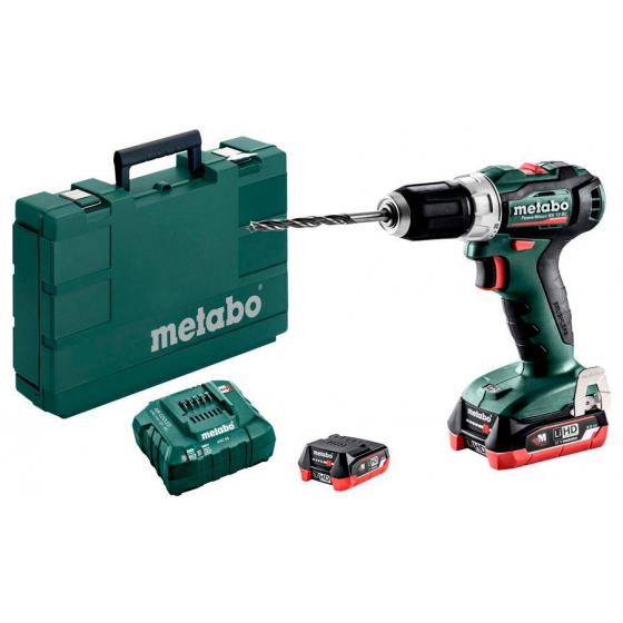 Metabo PowerMaxx BS 12 BL Perceuse, Visseuse 12V 2x4Ah Li-ion LIHD (601038800) Metabo PowerMaxx BS 12 BL Perceuse, Visseuse 12V 2x4Ah Li-ion LIHD (601038800)