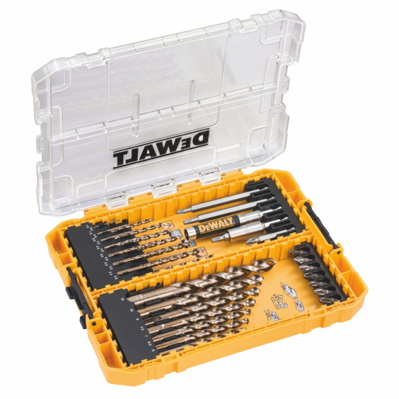 Dewalt DT70756-QZ Coffret Toughcase de 32 pièces de vissage et de perçage Métal