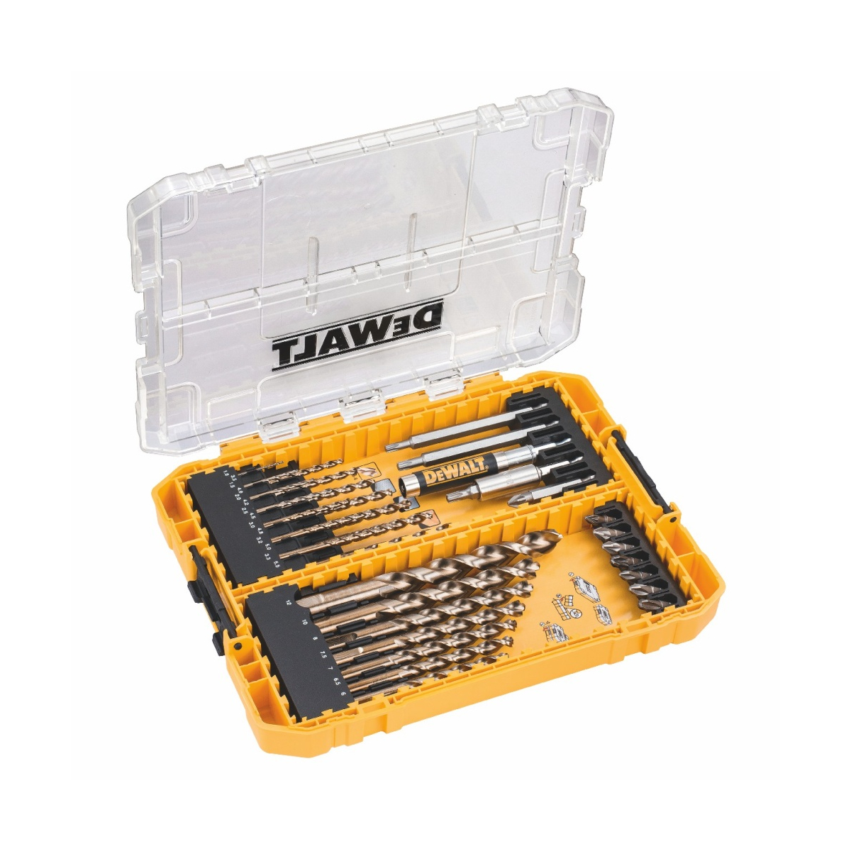 DEWALT Ensemble d'embouts de vissage avec porte-embouts - 21 pièces