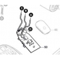 Bosch 2609002519 Platine électronique pour perceuse PSB18LI-2 & PSR18LI-2