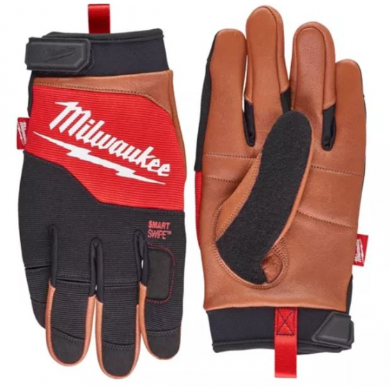 Milwaukee Gants de protection en cuir Hybrides (S/M/L/XL/XXL)