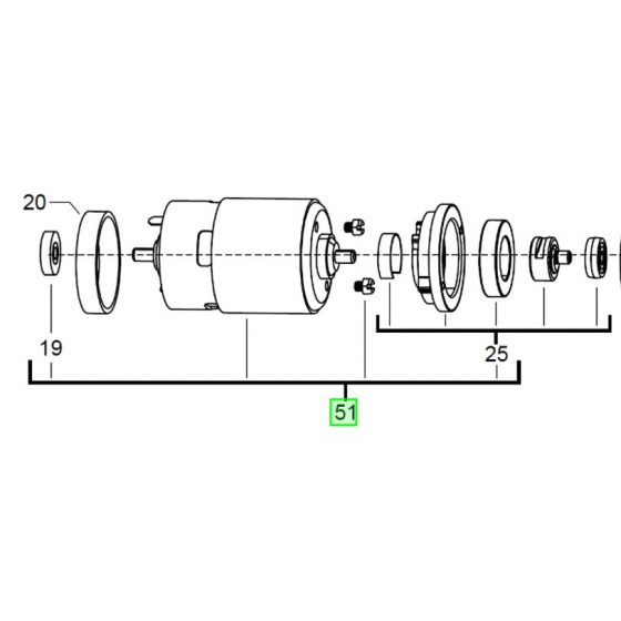 Milwaukee Kit moteur pour Multitool M18BMT (4931447724)