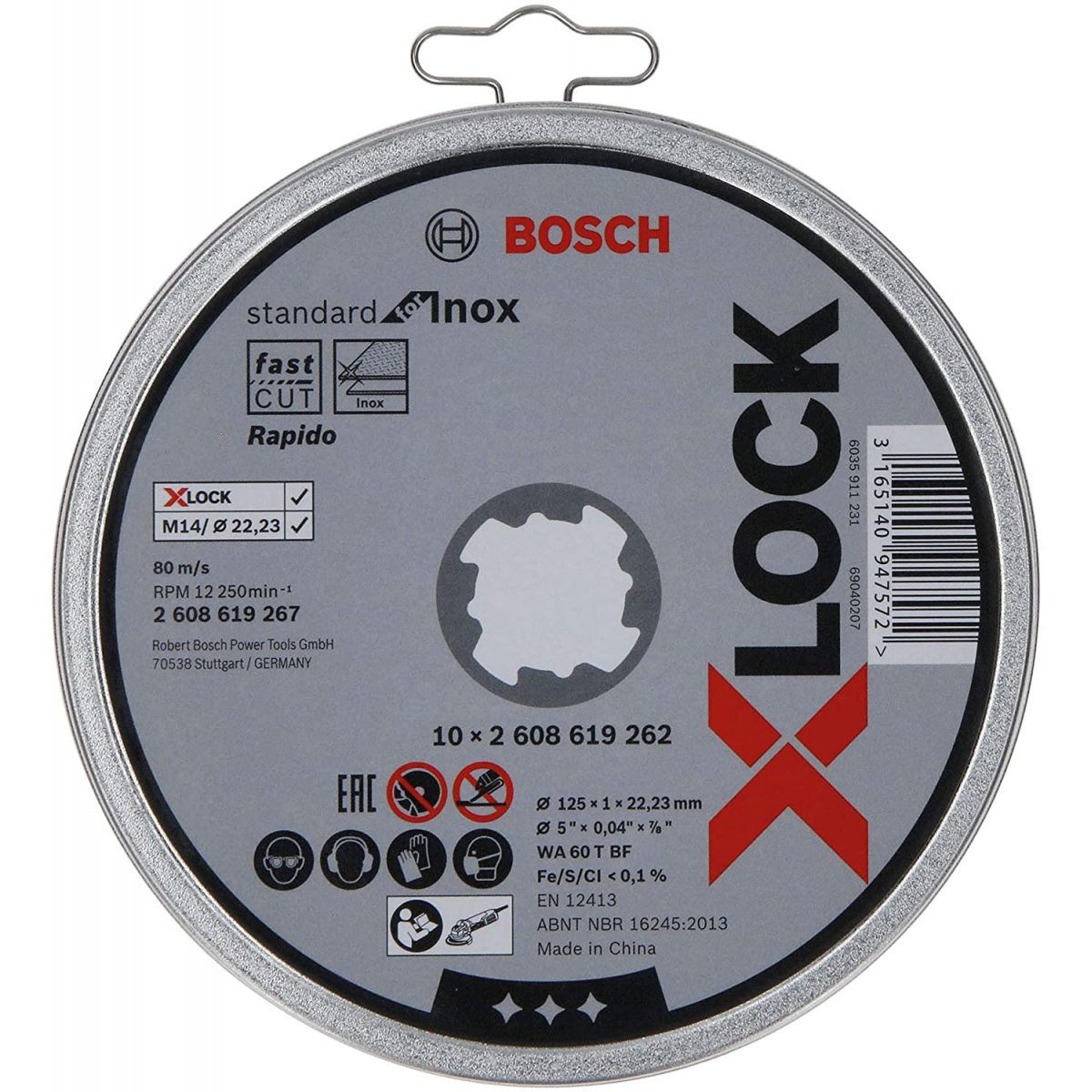 BOSCH Disque à tronçonner Droit - Métal