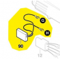 Bosch 2607329147 Filtre antiparasitaire ponceuse excentrique GEX150