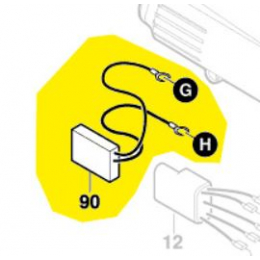 Bosch 2607329147 Filtre antiparasitaire ponceuse excentrique GEX150