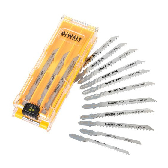 DEWALT Coffret plastique de 10 lames XPC  DT2296