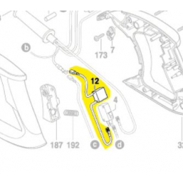 Bosch 1619P03501 Condensateur antiparasitaire Scie à onglet GCM8S, GCM8SJ, GCM800S