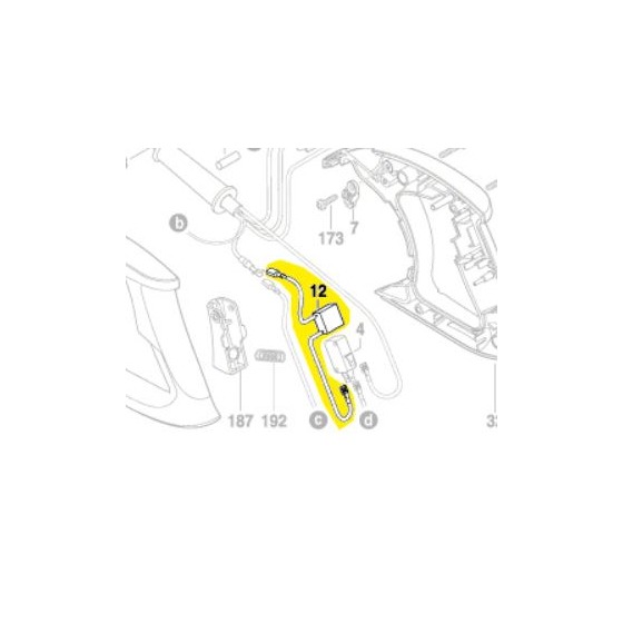 Bosch 1619P03501 Condensateur antiparasitaire Scie à onglet GCM8S, GCM8SJ, GCM800S