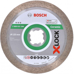 Bosch 2608615164 Disques à tronçonner ø125mm diamantés Best for Ceramic X-LOCK