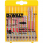 DEWALT Coffret plastique de 10 lames  DT2292