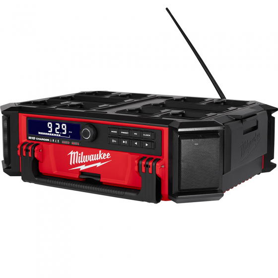 Milwaukee M18 PRCDAB+-0 Radio de chantier Packout + Chargeur 18V (4933472112) Milwaukee M18 PRCDAB+-0 Radio de chantier Packout + Chargeur 18V (4933472112)