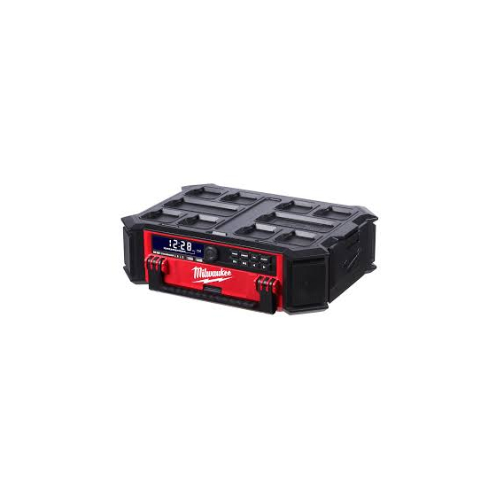 Milwaukee M18 PRCDAB+-0 Radio de chantier Packout + Chargeur 18V (4933472112) Milwaukee M18 PRCDAB+-0 Radio de chantier Packout + Chargeur 18V (4933472112)