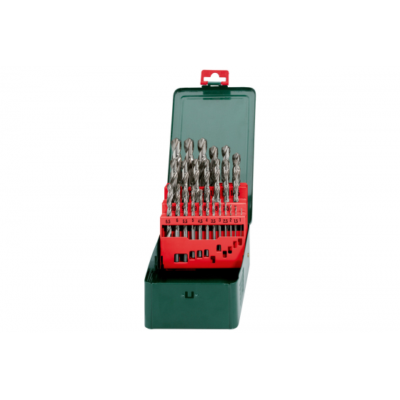 Metabo Coffret 25 pièces forets hélicoïdaux HSS-G (627154000)